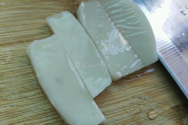 小青菜炒年糕的做法图解2