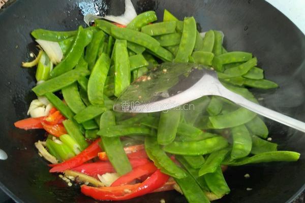 荷兰豆炒肉的做法图解6