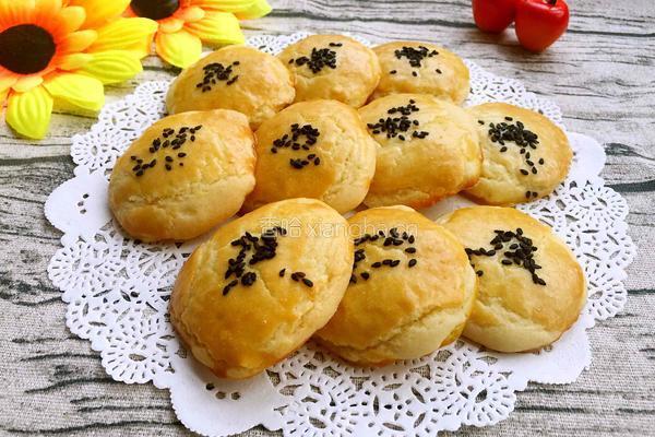 芝麻酥饼的做法图解12