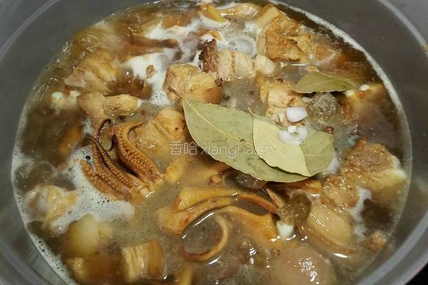 魷魚炆腩肉的做法图解8