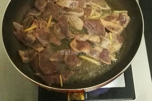 青椒炒猪肝的做法图解5