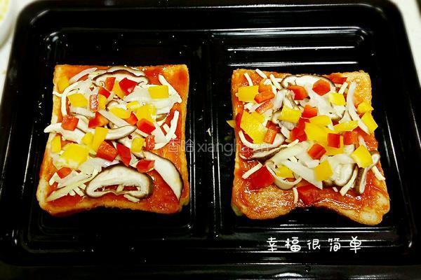 吐司披萨的做法图解5