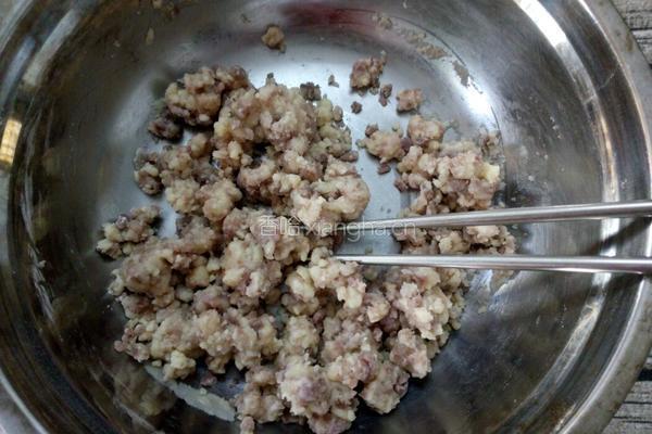 淡紫薯红豆酥的做法图解2