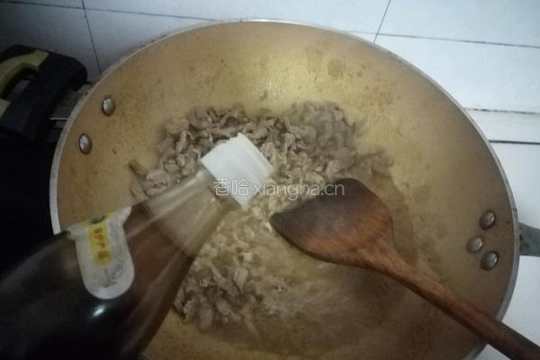 大蒜炒肉丝的做法图解5