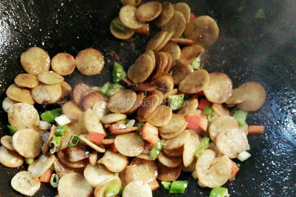 椒盐绿豆饼的做法图解9