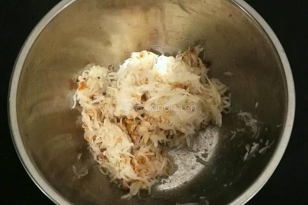 萝卜丝团子的做法图解2