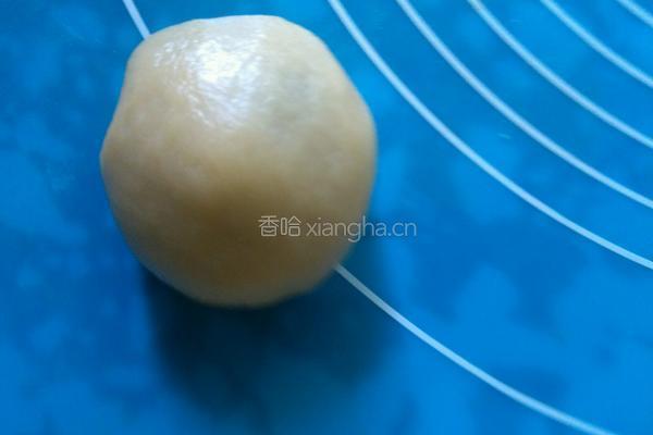 抹茶蛋黄酥的做法图解8