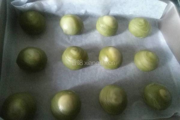 抹茶蛋黄酥的做法图解23