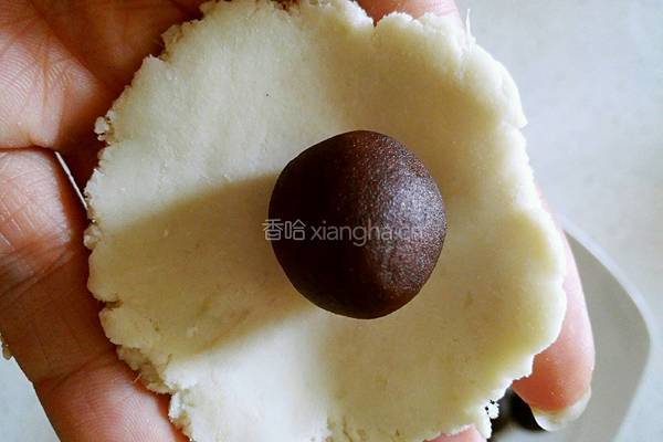 红薯豆沙饼的做法图解4