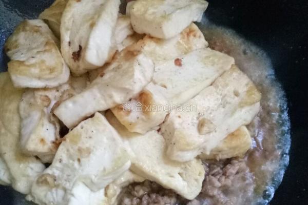 肉末焖客家豆腐的做法图解15
