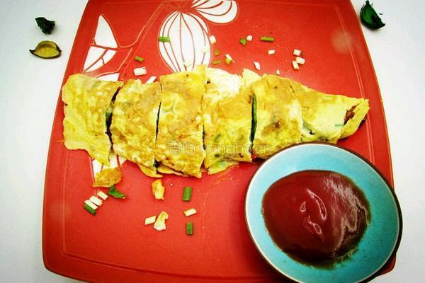 Honey芥末羊肉蛋饼