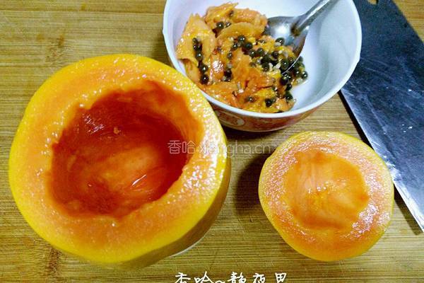 木瓜牛奶冻的做法图解10