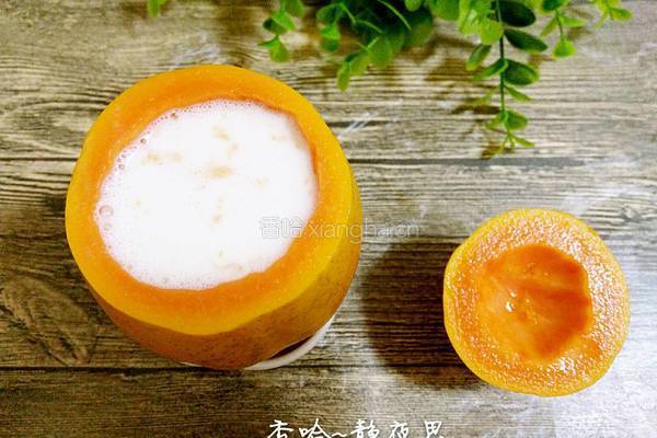 木瓜牛奶冻的做法图解12