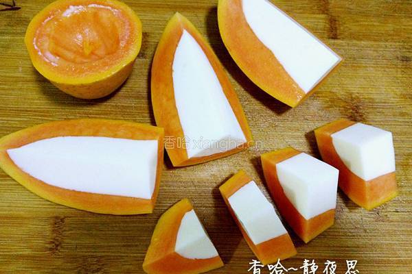 木瓜牛奶冻的做法图解16