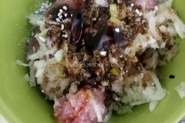 炸茄盒的做法图解3