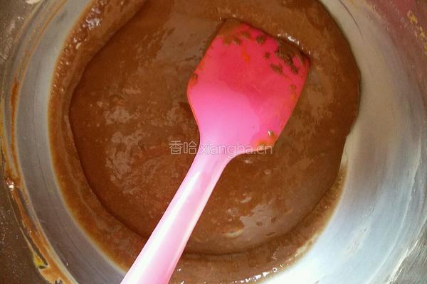8寸巧克力戚风蛋糕（不开裂版）的做法图解6