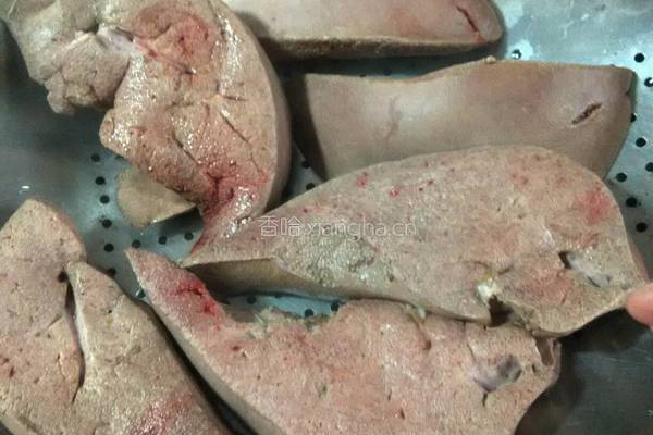 腌腊猪肝的做法图解4