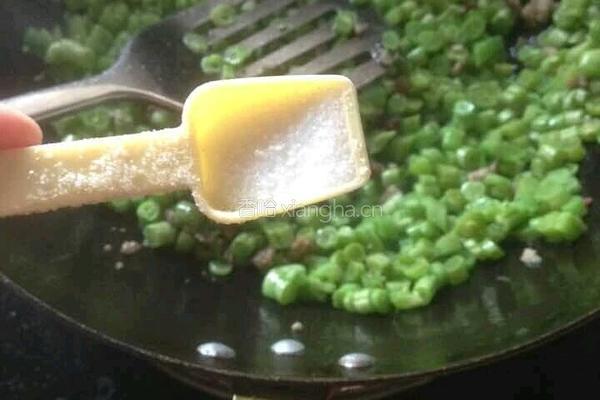榄菜肉松的做法图解4