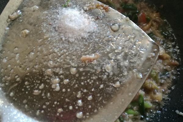 三七芽炒肉末的做法图解7