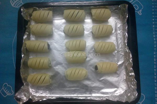 千层酥皮豆沙卷的做法图解18