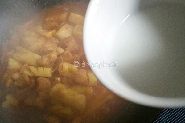 蜂蜜菠萝咕噜肉的做法图解13