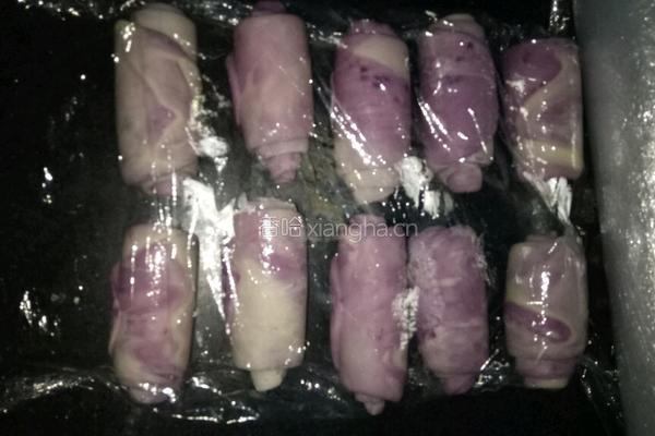 紫薯红豆沙酥的做法图解7