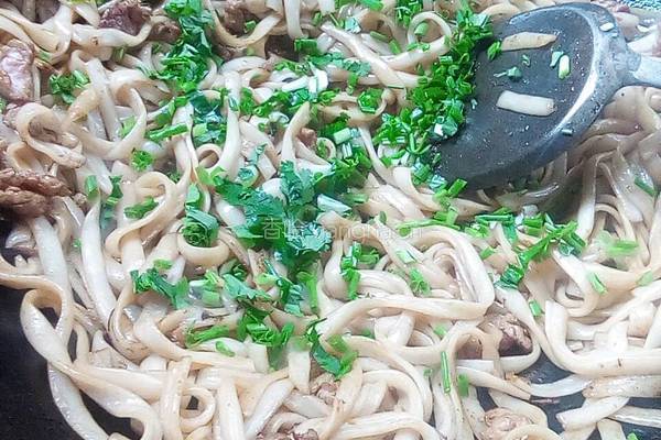 瘦肉炒河粉的做法图解7