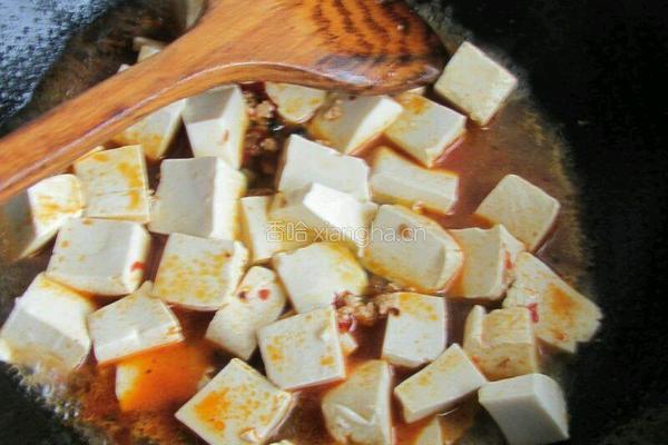 炒豆腐的做法图解8