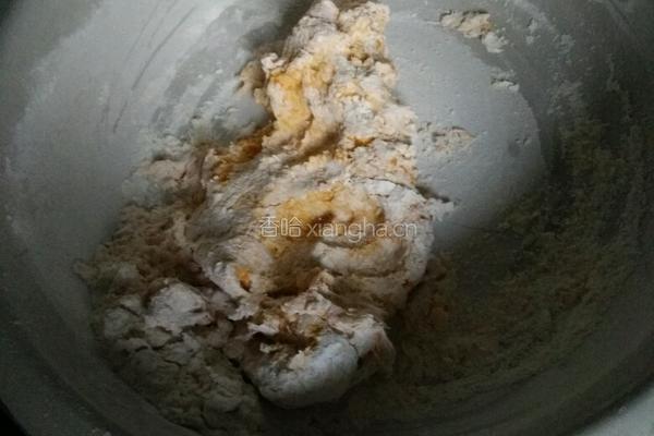南瓜豆沙包的做法图解4