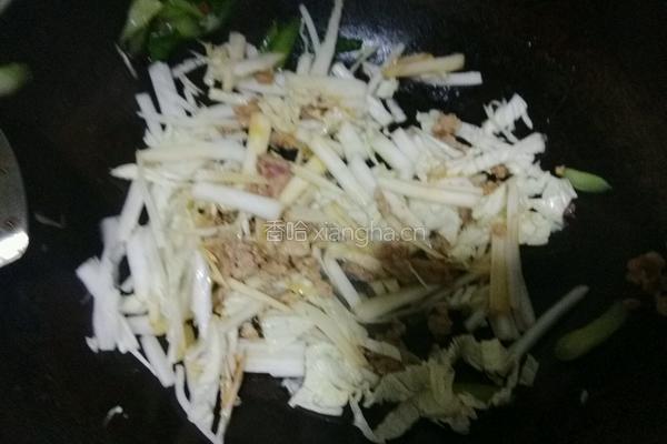 节节高炒年糕的做法图解8