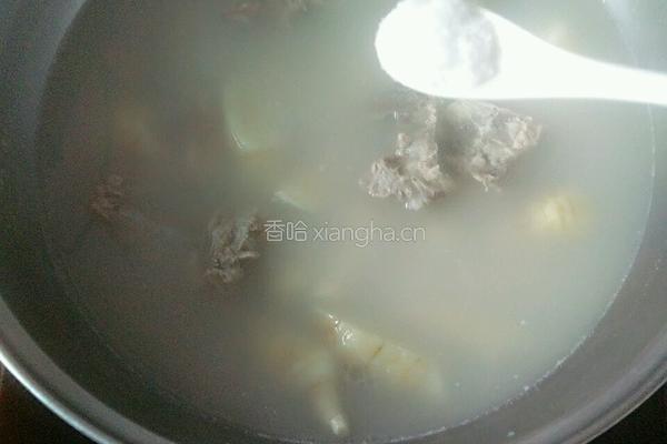 扇骨竹薯汤的做法图解5