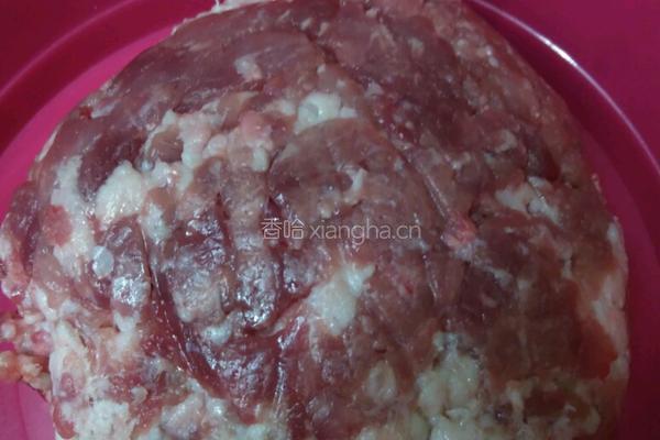 莲藕肉饼的做法图解2