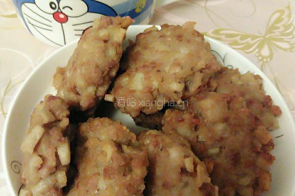 莲藕肉饼的做法图解6
