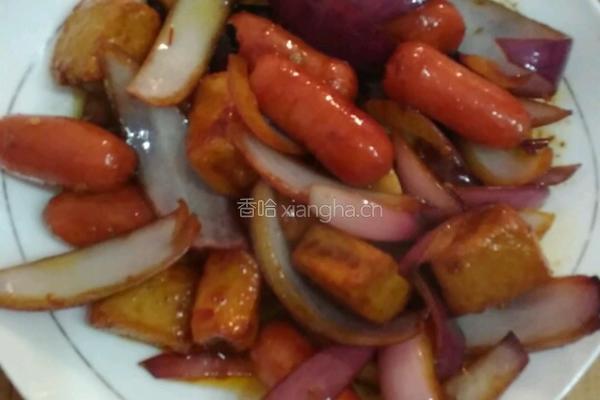 辣炒小肠鱼豆腐的做法图解7
