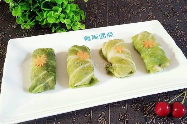 蒸包菜卷的做法图解12