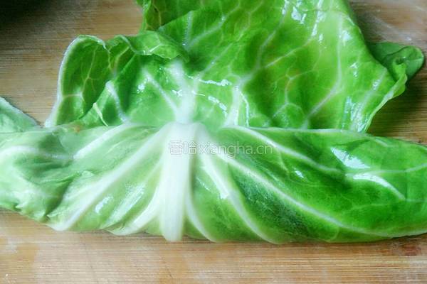 蒸包菜卷的做法图解7