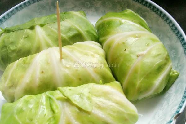蒸包菜卷的做法图解10
