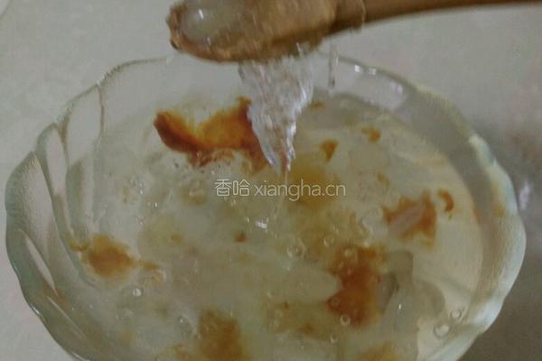 雪燕桃胶皂米羹的做法图解7