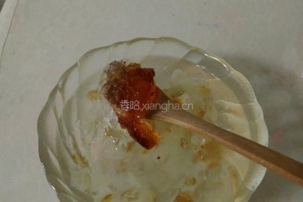 雪燕桃胶皂米羹的做法图解8