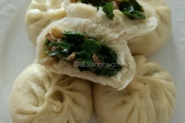 酱肉韭菜包子的做法图解11