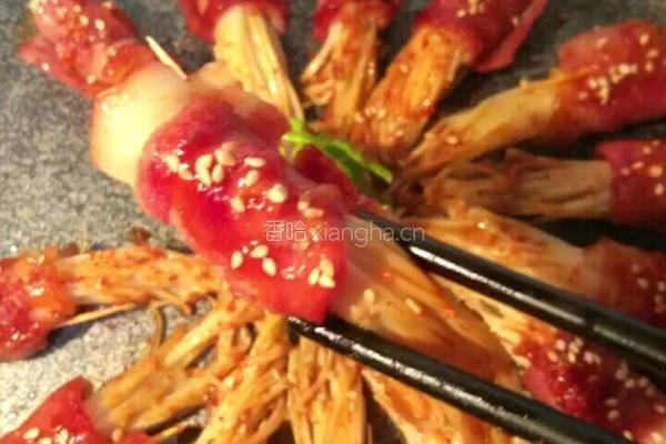 培根金针菇的做法图解10