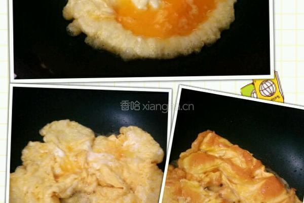 莲白炒鸡蛋的做法图解4