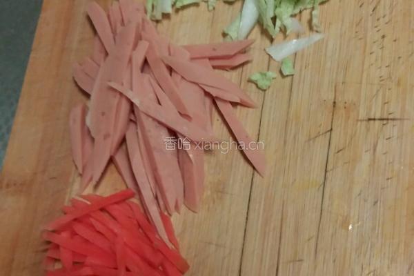 炒饼的做法图解4