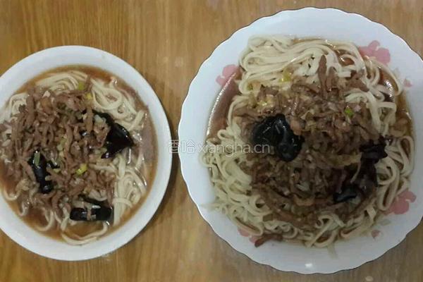 肉丝卤手擀面的做法图解9