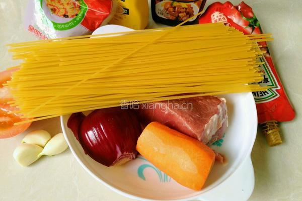 肉酱面的做法图解1