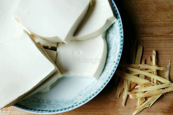 干煎豆腐的做法图解2