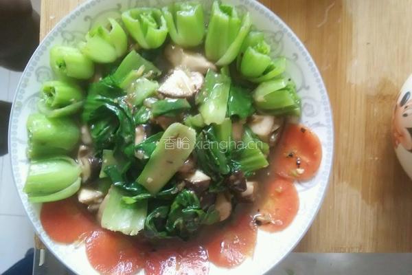 香菇炒青菜