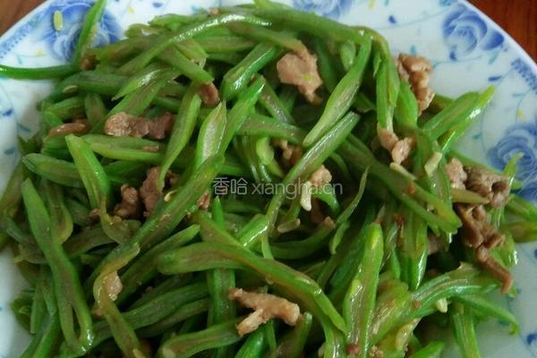 小炒刀豆的做法图解5