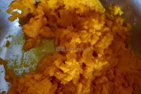 南瓜芝麻球的做法图解2