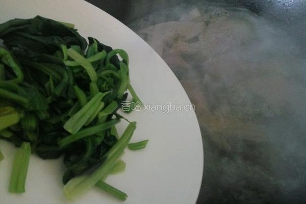 菠菜猪肝汤的做法图解10